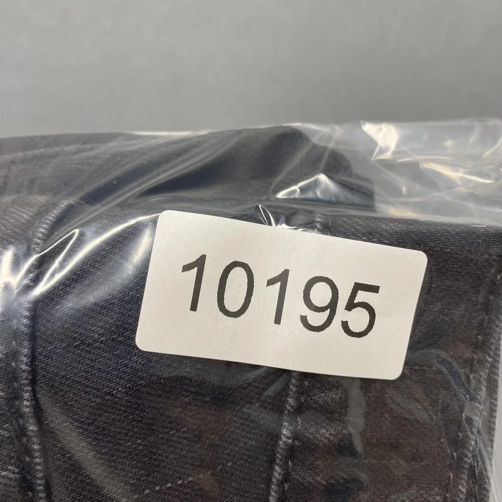 Levis 514 Jeans Mens 36x34 Black Slim Straight Denim Stretch Zip Fly Five Pocket